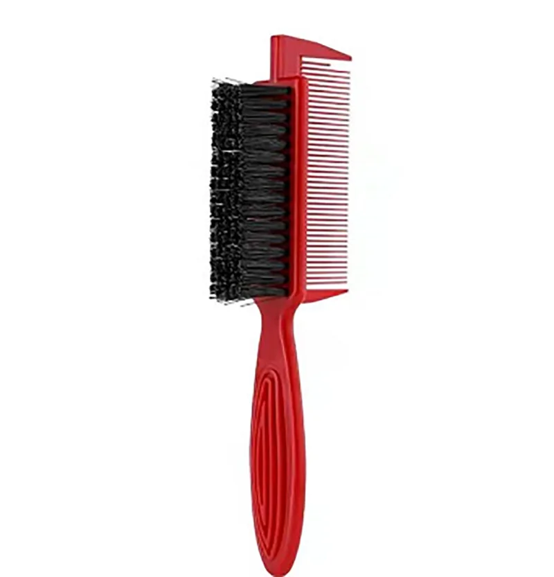 Brosse à cheveux - fleur de noir